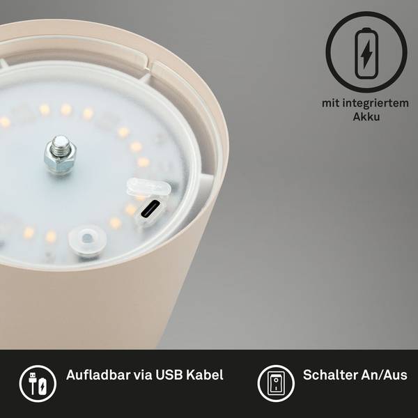 Tischleuchte KIKI 2 Stk. Beige