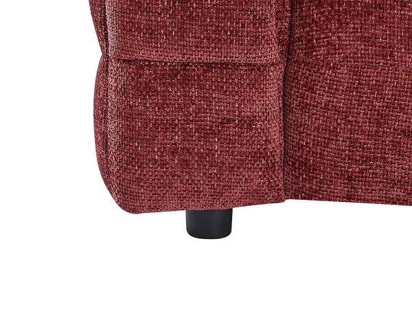 Sofa ohne Schlafmöglichkeit LERICI Rot - Textil - 213 x 72 x 89 cm