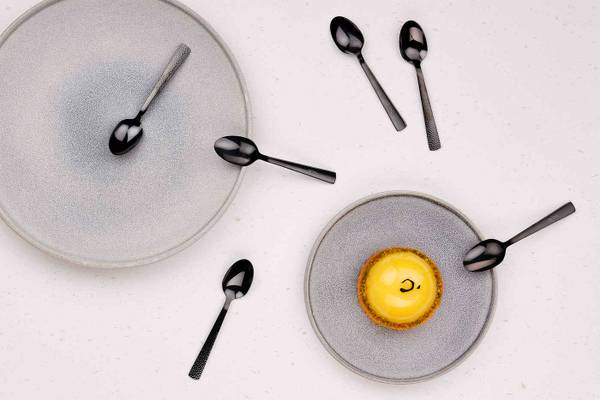 Finn Teelöffel-Set, 6-teilig Schwarz
