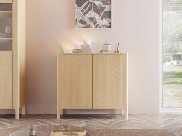 Kommode Malumi Braun - Holzwerkstoff - 103 x 96 x 41 cm