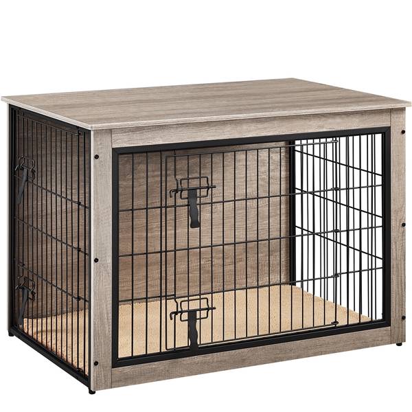 Hundetransportbox ARJ25 Grau - Metall - 65 x 68 x 96 cm