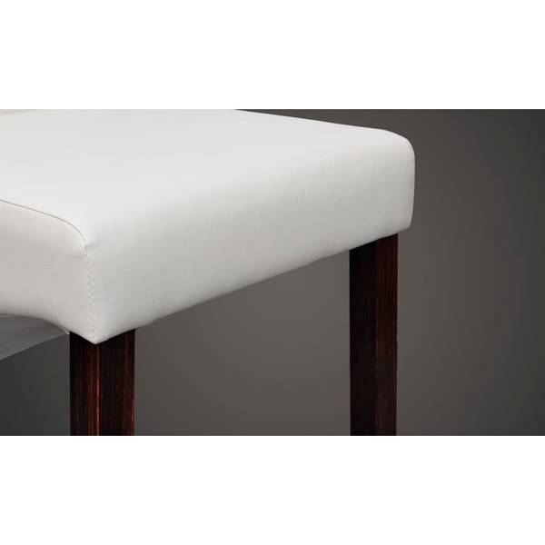 Chaise de salle à manger (lot de 6) Blanc - Lot de 6