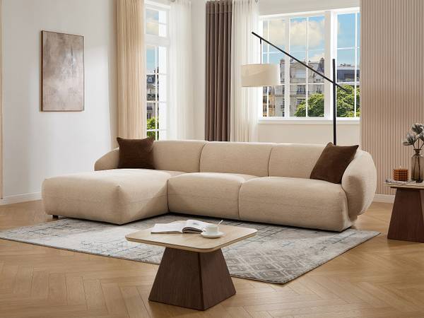 Sofa ohne Schlafmöglichkeit MIBASTO Armlehne davorstehend links - Ecke davorstehend links