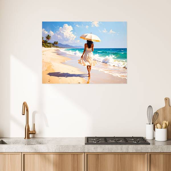 Wandsticker Strand 150 x 100 cm