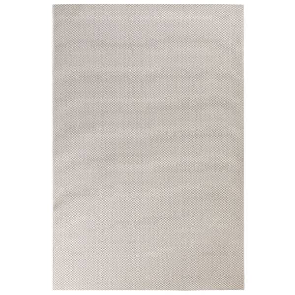 Outdoorteppich Melbu Weiß - Polypropylen - 80 x 150 cm