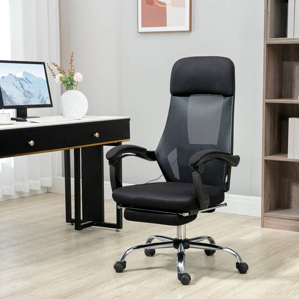Bürostuhl 921-613V00BK Braun - Textil - 57 x 123 x 60 cm