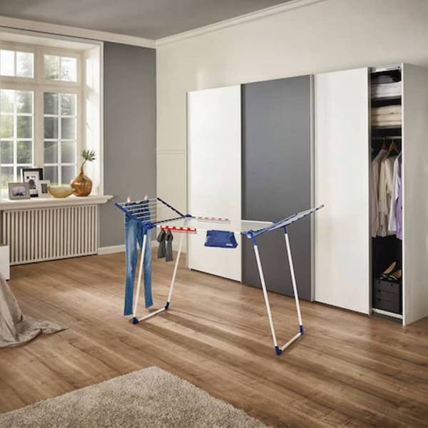 Wäscheständer 405014 Weiß - Stahl - 157 x 87 x 66 cm