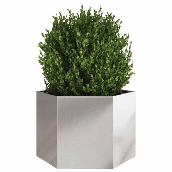 Jardinière 3042251-1 Gris lumineux - Argenté - 60 x 69 cm