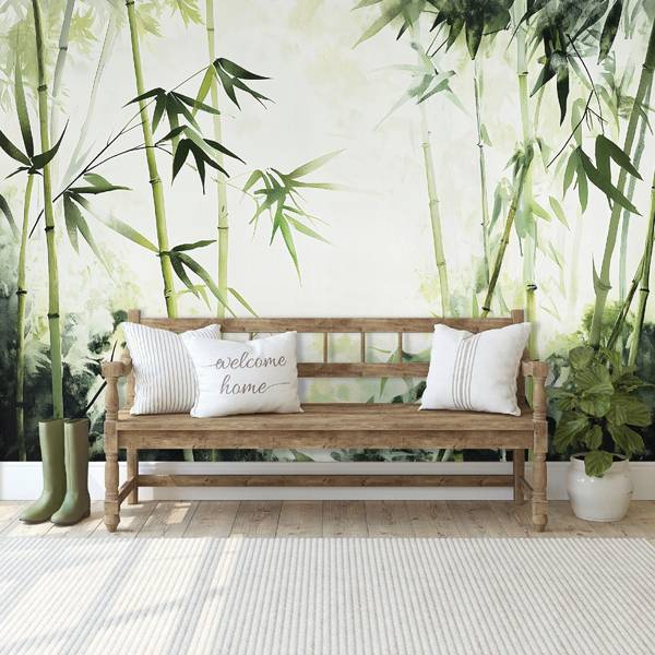 Fototapete Natur Wald Bambus Tapete kaufen | home24