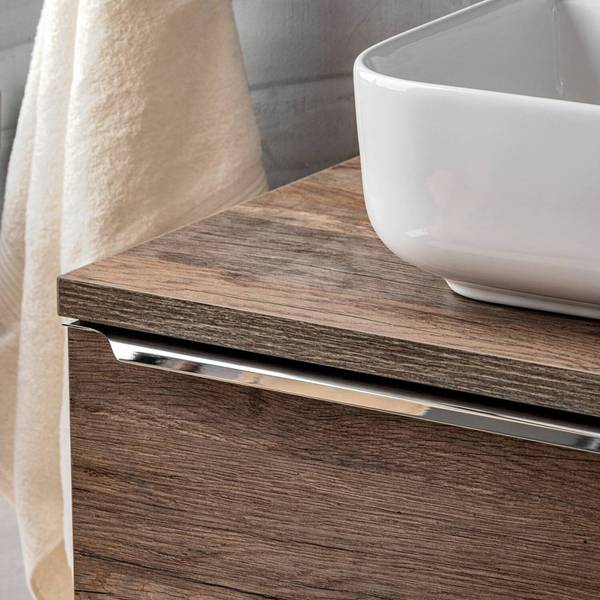 Badmöbel-Set PUEBLA-56-171 11er-Set Braun - Holzwerkstoff - 140 x 200 x 46 cm