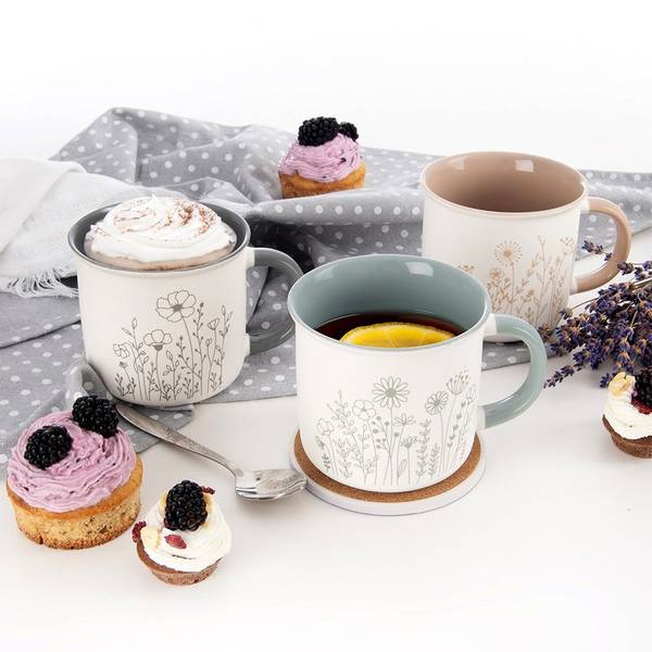 Becher 112444 Grün - Weiß