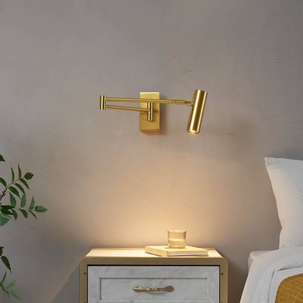 Wandleuchte Rimio Gold