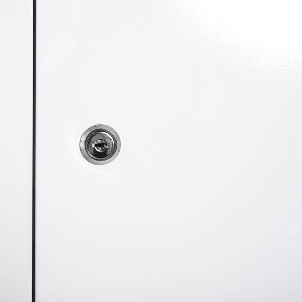 Medizinschrank 834-295 Weiß - Metall - 18 x 60 x 40 cm