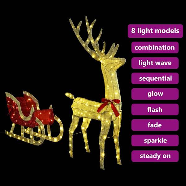 Festliches Dekor 42019082 Gelb - Textil - 26 x 128 x 70 cm