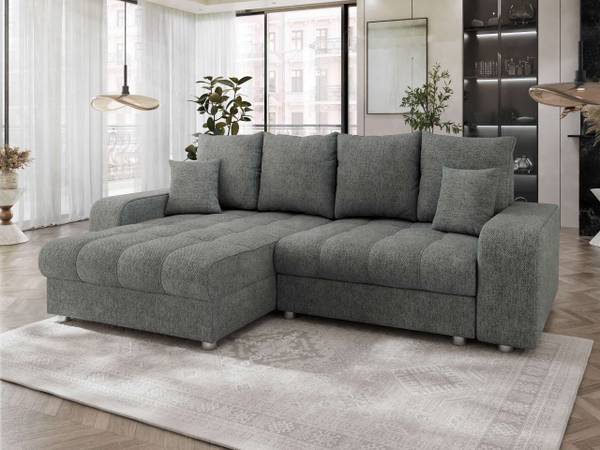 Ecksofa Kronos Dunkelgrau