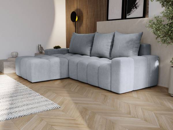 Ecksofa BRESSO Hellgrau