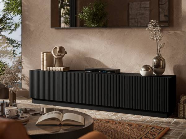 TV-Lowboard Liverti 200 Schwarz