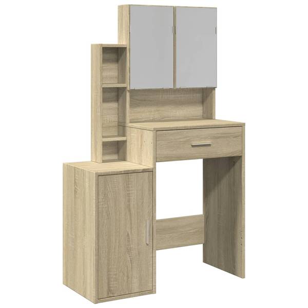 Schminktisch 3042062 Braun - Holzwerkstoff - 80 x 132 x 35 cm