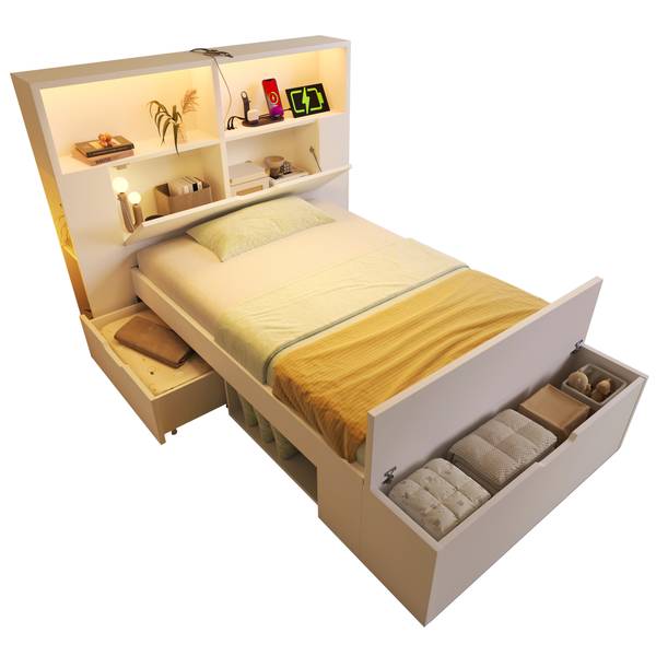 Kinderbett LucyWoody Ⅰ Breite: 137 cm