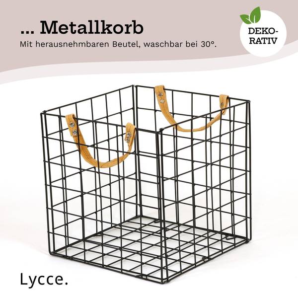 Faltbox Ulrich Weiß - Metall - 33 x 33 x 33 cm