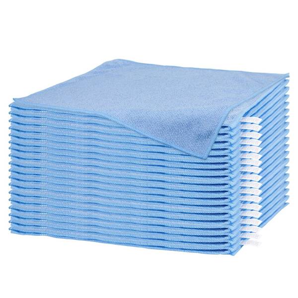 Mikrofasertuch Marie (24.tlg-Set) Blau - Textil - 30 x 1 x 30 cm