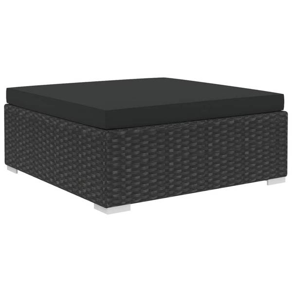 Garten-Lounge-Set 299662 (5-teilig) Schwarz - Polyester - 74 x 26 x 74 cm