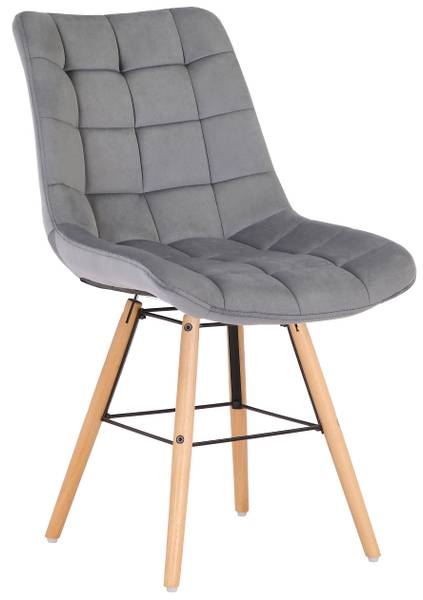 Esszimmerstuhl Leni 2er Set Grau