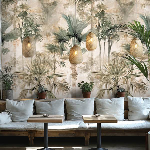 Fototapete 790157-GU Beige - Kunststoff - 159 x 1 x 280 cm