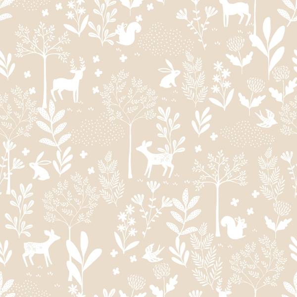 Tapete 139522 Braun - Fleece - 53 x 1005 x 53 cm