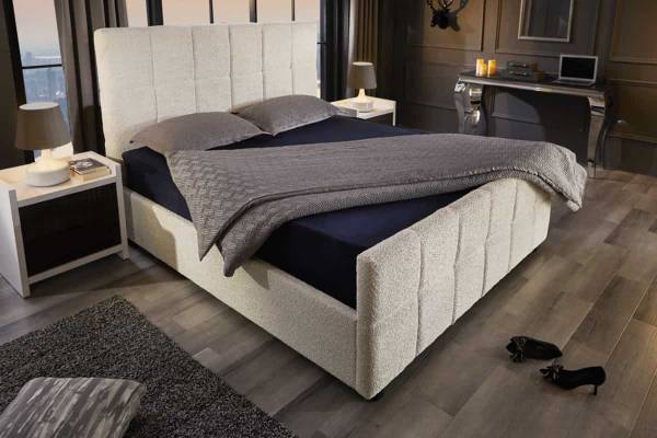 Boxbett PRESTIGE Weiß - Polyester - 190 x 125 x 220 cm