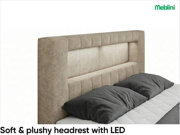 Boxspringbett GOLDIE Beige - Holzwerkstoff - 180 x 110 x 220 cm