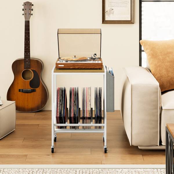 Schallplattenregal VH35524 Weiß