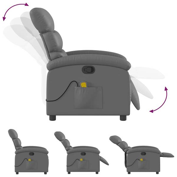 Massagesessel 3032263-4 Grau