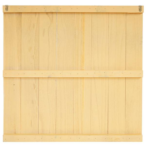 Panneau mural de danse Jaune - Paulownia - 60 x 60 x 3 cm