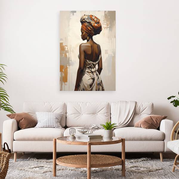 Wandbild Menschen 80 x 120 cm