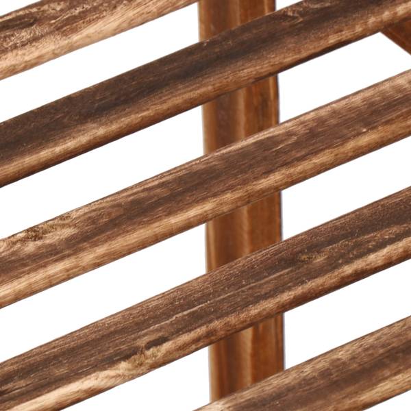 Holz Blumenständer - 9 regal Braun - Massivholz - 120 x 119 x 25 cm
