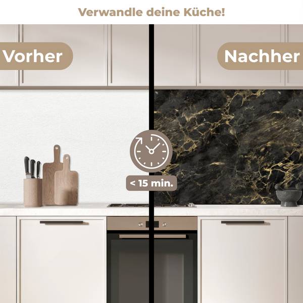 KÜCHENRÜCKWAND Marmor 250 x 80 cm