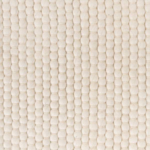 Wollteppich Organisch Feline Weiß - 152 x 245 cm