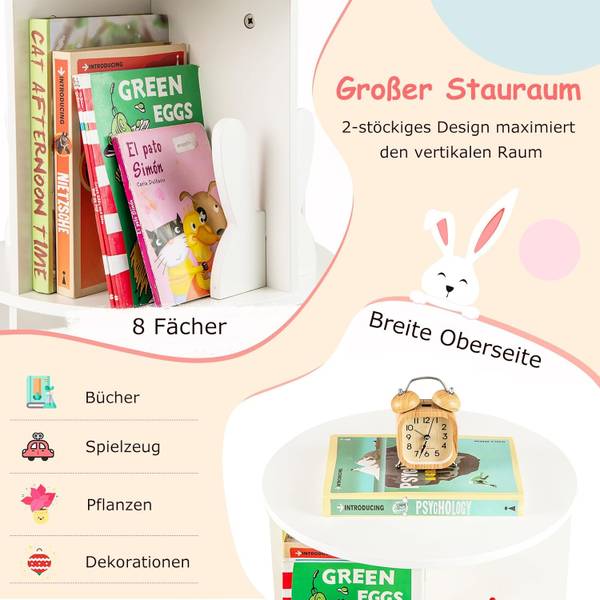 Bücherregal FB32584ITDE Weiß