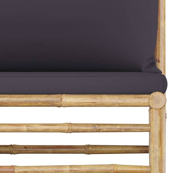 Garten-Lounge-Set 3009675-2 3-teilig Grau - Polyester - 65 x 30 x 65 cm