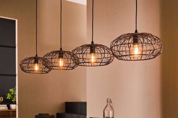 Hängelampe LIMEIRA Schwarz - Metall - 170 x 150 x 34 cm