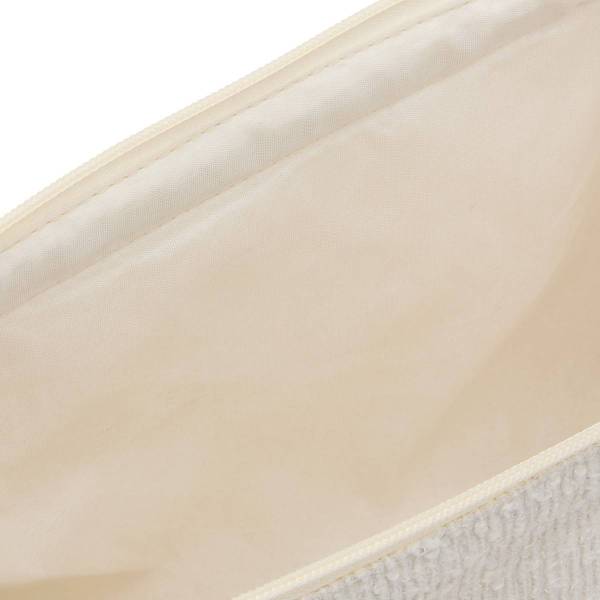 Etui BOUCLETTE Weiß - Textil - 32 x 17 x 11 cm