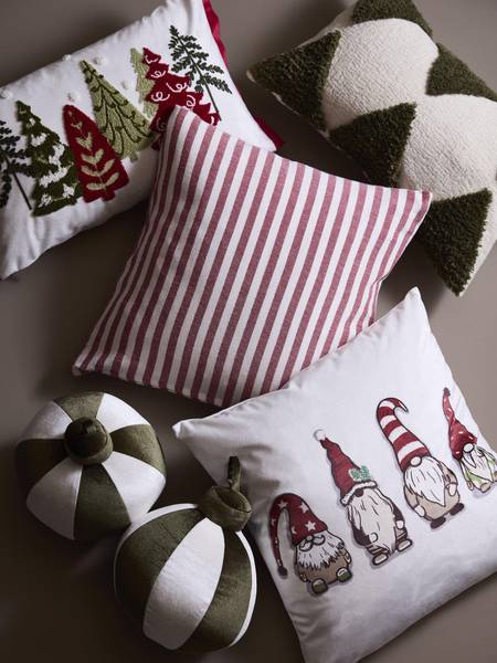 Holly Kissenhülle Grün - Textil - 50 x 30 x 34 cm