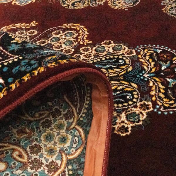 Orientteppich Nika Rot - Naturfaser - 100 x 1 x 150 cm