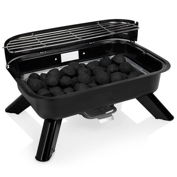 Grill Schwarz - Netzstoff - 32 x 15 x 47 cm