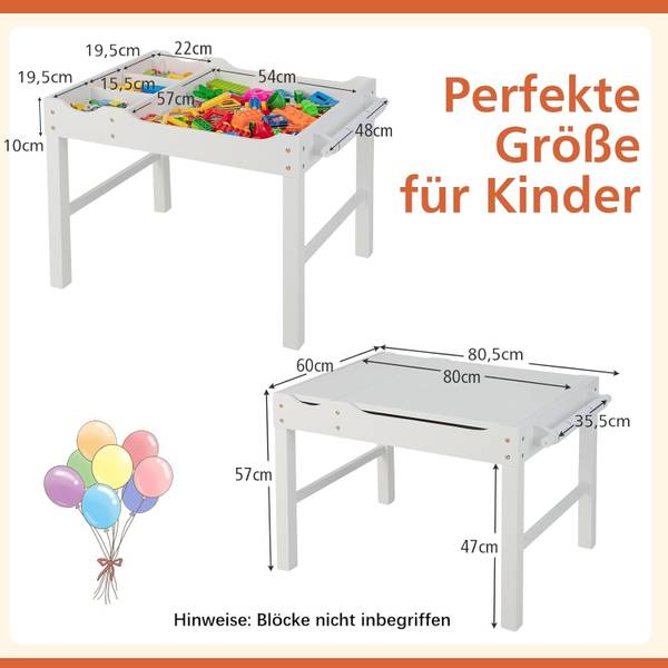Kindertisch UY10024 Weiß
