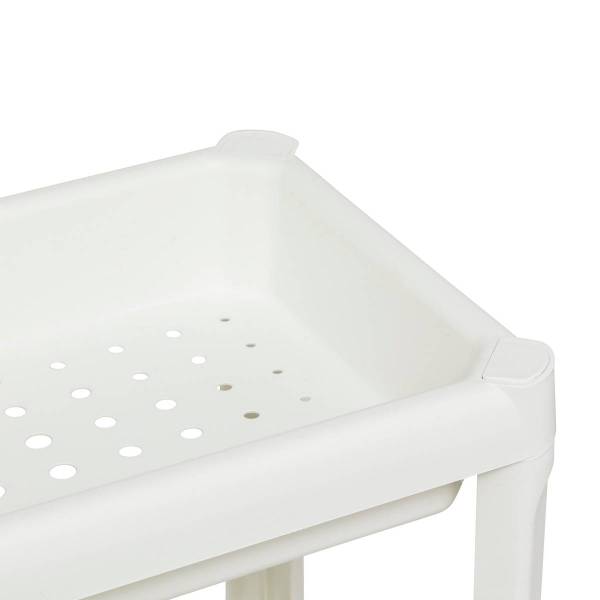 Étagère PARIS Blanc - Matière plastique - 22 x 100 x 37 cm