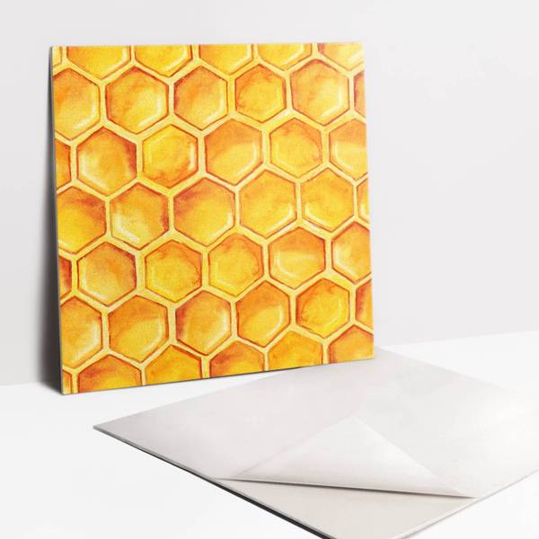 Zelfklevende Tegels Favus set van 9 30 x 30 cm