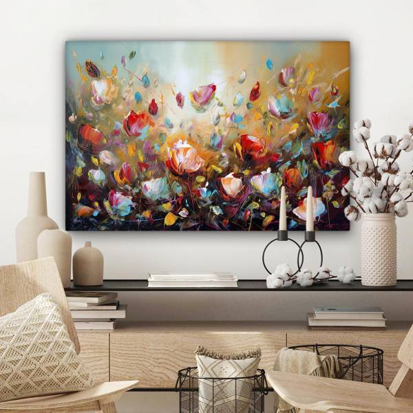 LEINWANDBILD Blumen 60 x 40 x 60 cm