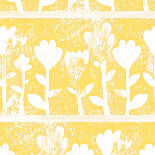 Panorama-Tapete Tulipano Gelb